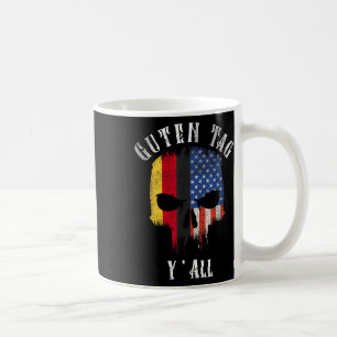 Duitse en Amerikaanse vlag _ _ Guten Label Yall Koffiemok