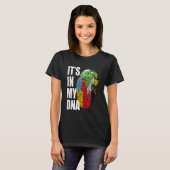 Duitse en Comorese DNA-erfgoedvlag T-shirt (Voorkant volledig)