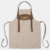 Duitse en Oktoberfest Lederhosen Schort (Voorkant)