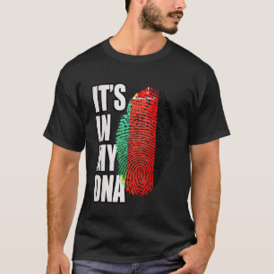 Duitse en Wit-Russische DNA-erfgoedvlag T-shirt