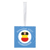 Duitse engel Chanoeka vlag gepersonaliseerd Decoratie (Rechts)