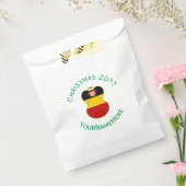 Duitse engel kerstvlag gepersonaliseerd bedankzakje (Gezegeld)