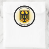 Duitse Erfgoed Embleem Ronde Sticker (Tas)