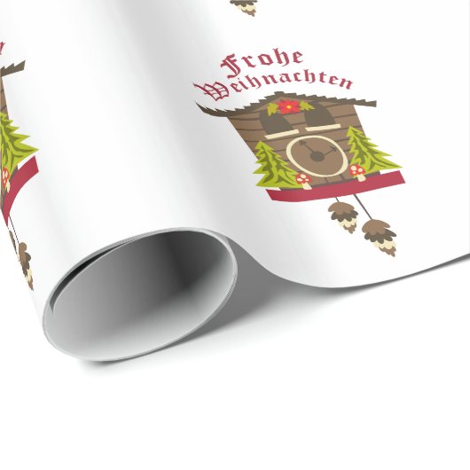 Duitse feestkerst cadeaupapier (Rol Hoek)