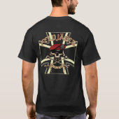 Duitse Feldjager met Kruez T T-shirt (Achterkant)