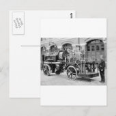 Duitse Fire Engine, begin jaren 1900 Briefkaart (Voorkant / Achterkant)