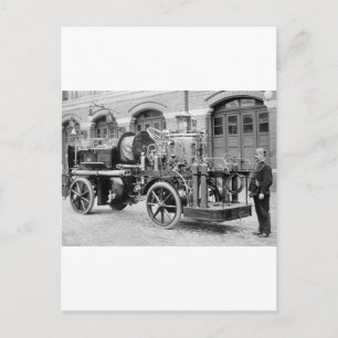 Duitse Fire Engine, begin jaren 1900 Briefkaart