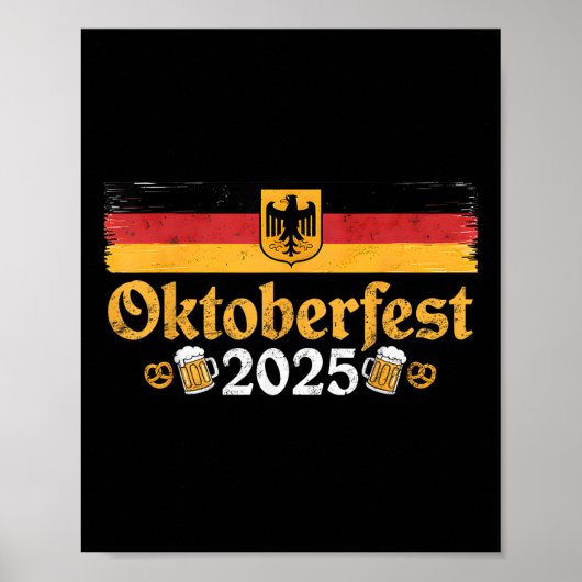 Duitse Flag Eagle 2025 festivallook Poster (Voorkant)