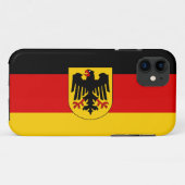 Duitse Flag iPhone Case (Achterkant (horizontaal))