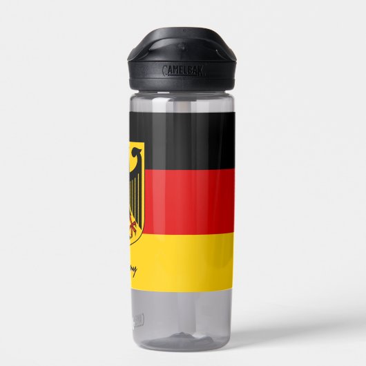 Duitse fles, patriottische Duitse vlag Waterfles (Achterkant)