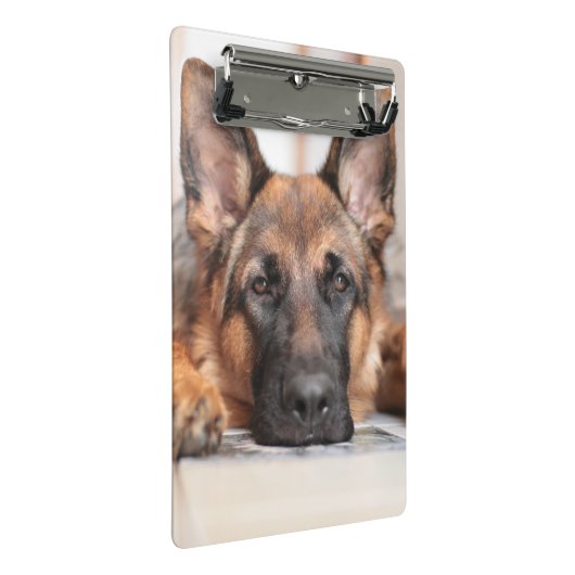Duitse foto Shepherd/Dog Mini Klembord (Schuin)