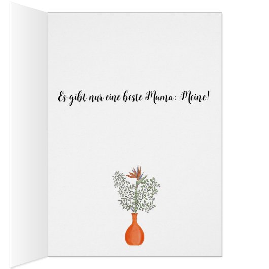 Duitse Gelukkige Moederdag Strelitzia reginae (Binnen (Rechts))