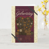 Duitse Gelukkige Verjaardag Kaart (Gele Bloem)