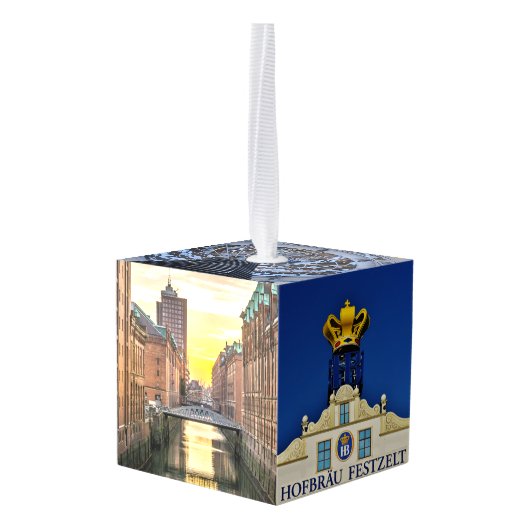 Duitse gevaccineerde Duitse reisfoto's kerstmis Decoratie (Achter hoekig)