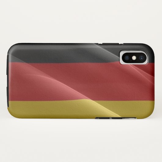 Duitse golfvlag - Case-Mate iPhone case (Achterkant (horizontaal))