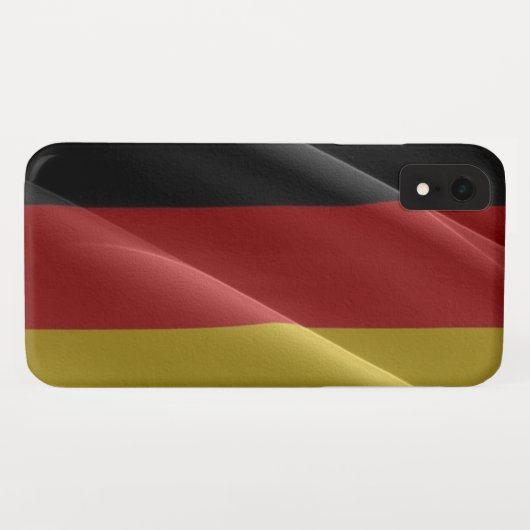 Duitse golfvlag - Case-Mate iPhone case (Achterkant (horizontaal))