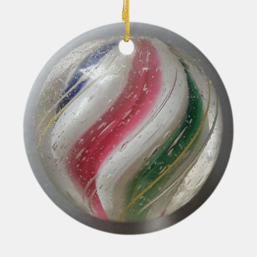  Duitse handmade marmer Keramisch Ornament (Achterkant)