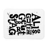 Duitse "Happy Birthday" Lino Print Flexibele magne Magneet (Horizontaal)