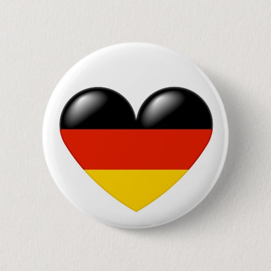 Duitse hartknop - Deutsche Herz Ronde Button 5,7 Cm (Voorkant)