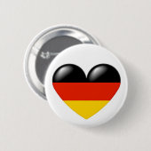 Duitse hartknop - Deutsche Herz Ronde Button 5,7 Cm (Voorkant /achterkant)