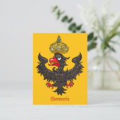 duitse heraldische adelaar briefkaart (Staand voorkant)