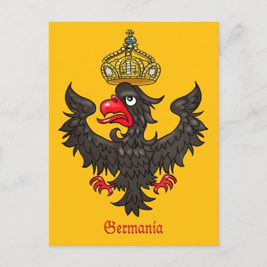 duitse heraldische adelaar briefkaart (Voorkant)