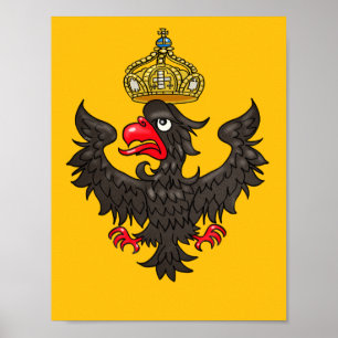 duitse heraldische adelaar poster