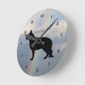 Duitse herdenkingsdag herdenking herdenkingsmuur ronde klok (Hoek)