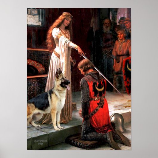 Duitse Herder 13 - De Ereprijs Poster (Voorkant)