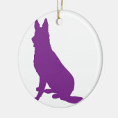 DUITSE HERDER #40 KERAMISCH ORNAMENT (Links)