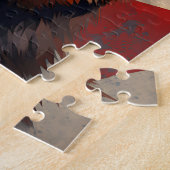 Duitse herder 4 juli Onafhankelijkheidsdag Legpuzzel (Zijkant)