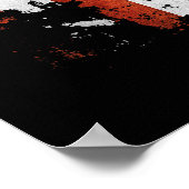 Duitse herder Amerikaanse vlag Amerikaanse patriot Poster (Hoek)