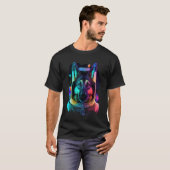 Duitse Herder Astronaut in Space Cool Dog Fun C T-shirt (Voorkant volledig)