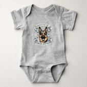Duitse herder Baby Bodysuit (Voorkant)