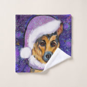 DUITSE HERDER BAD HANDDOEK (Wasdoekje)