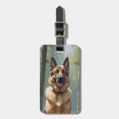 Duitse Herder Bagage Labels (Voorkant verticaal)