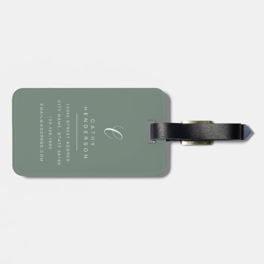 Duitse Herder Bagage Labels (Achterkant horizontaal)