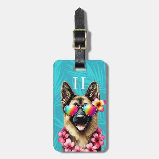 Duitse Herder Bagage Labels (Voorkant verticaal)