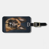 DUITSE HERDER BAGAGELABEL (Voorkant horizontaal)