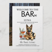 Duitse Herder Bar Menu (Voorkant / Achterkant)