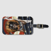 DUITSE HERDER BIATHLON  BAGAGELABEL (Voorkant (horizontaal))