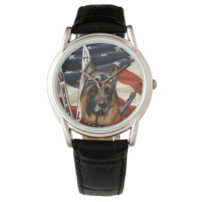 DUITSE HERDER BIATHLON  HORLOGE (Voorkant)