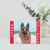 Duitse herder briefkaart (Staand voorkant)