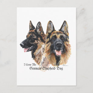 Duitse Herder Briefkaart