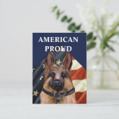 Duitse Herder Briefkaart (Staand voorkant)