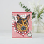 DUITSE HERDER BRIEFKAART (Staand voorkant)