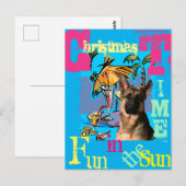 Duitse Herder  Briefkaart (Voorkant / Achterkant)