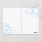 Duitse herder briefkaart (Achterkant)