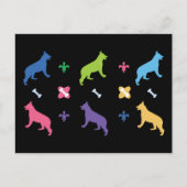 Duitse herder briefkaart (Voorkant)