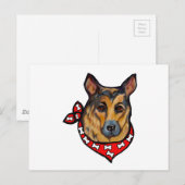 DUITSE HERDER BRIEFKAART (Voorkant / Achterkant)
